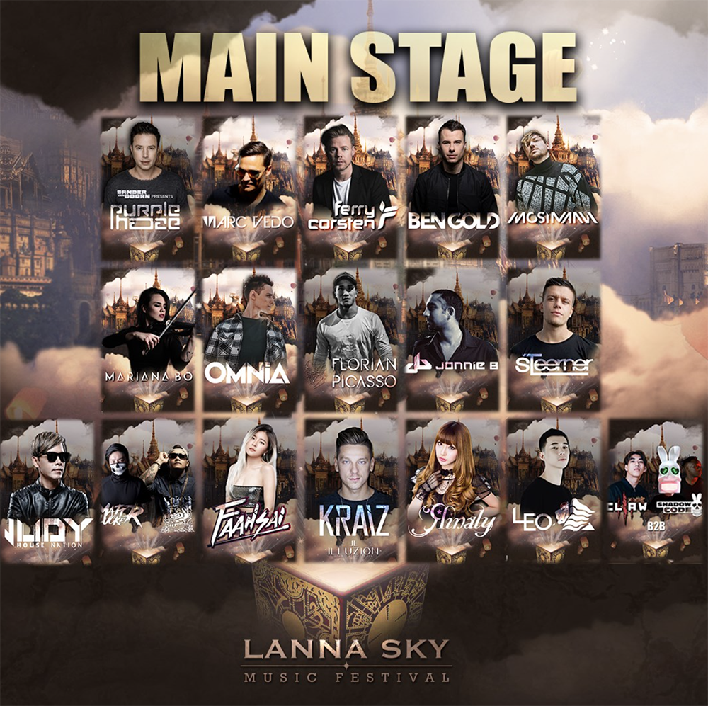 Lanna Sky Music Festival 2019 Lineup