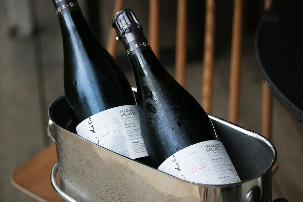 Bottles of Natural Wine