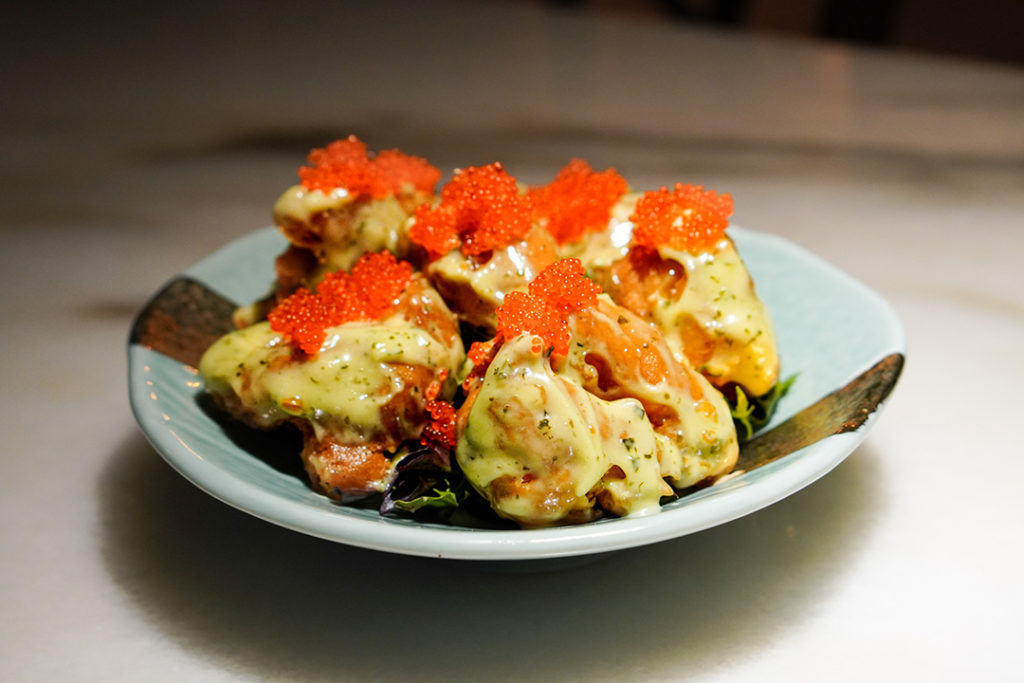 Wasabi Prawn with Tobiko