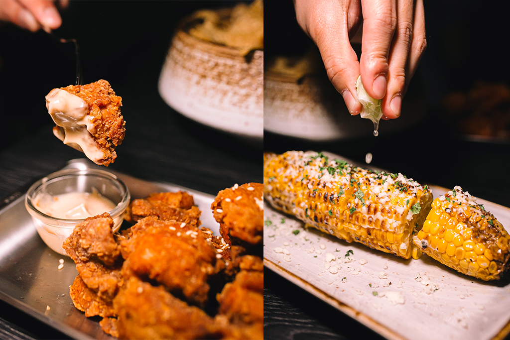 Lil Tiger SG_Chicken Karaage_and_Corn Elote_Food