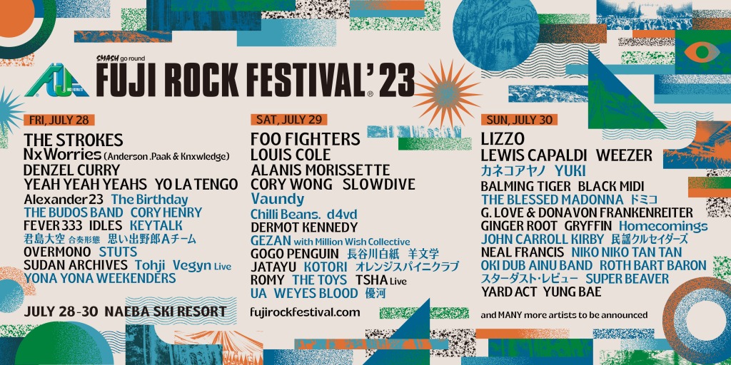 Fuji-Rock-Festival-2023-Full-Artist-Lineup