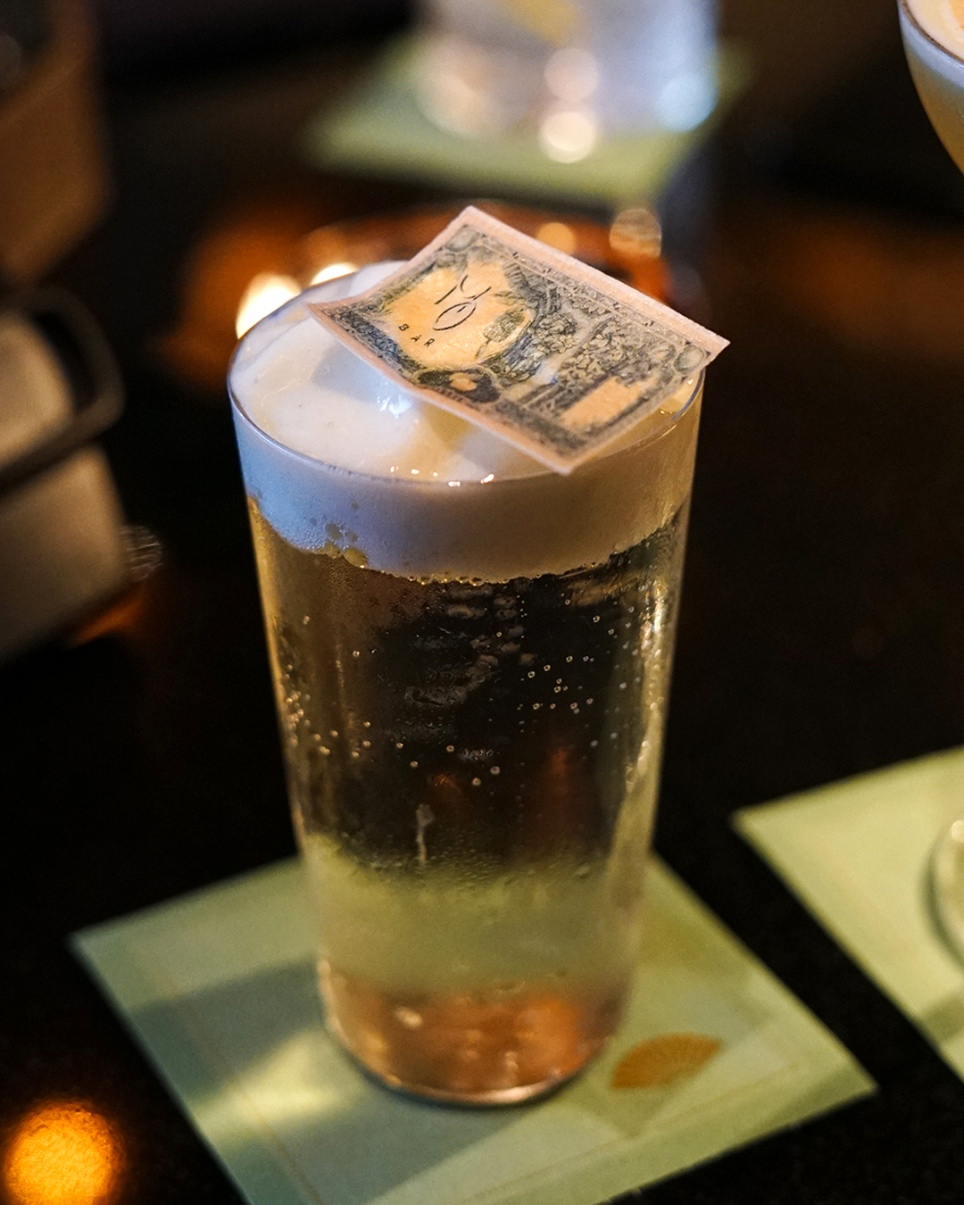 Banana Dollar cocktail MO Bar Singapore