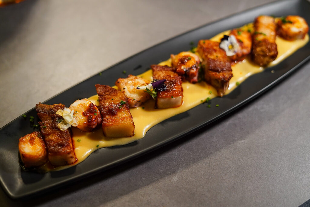 Roasted Atlantic Octopus & Pork Jowl