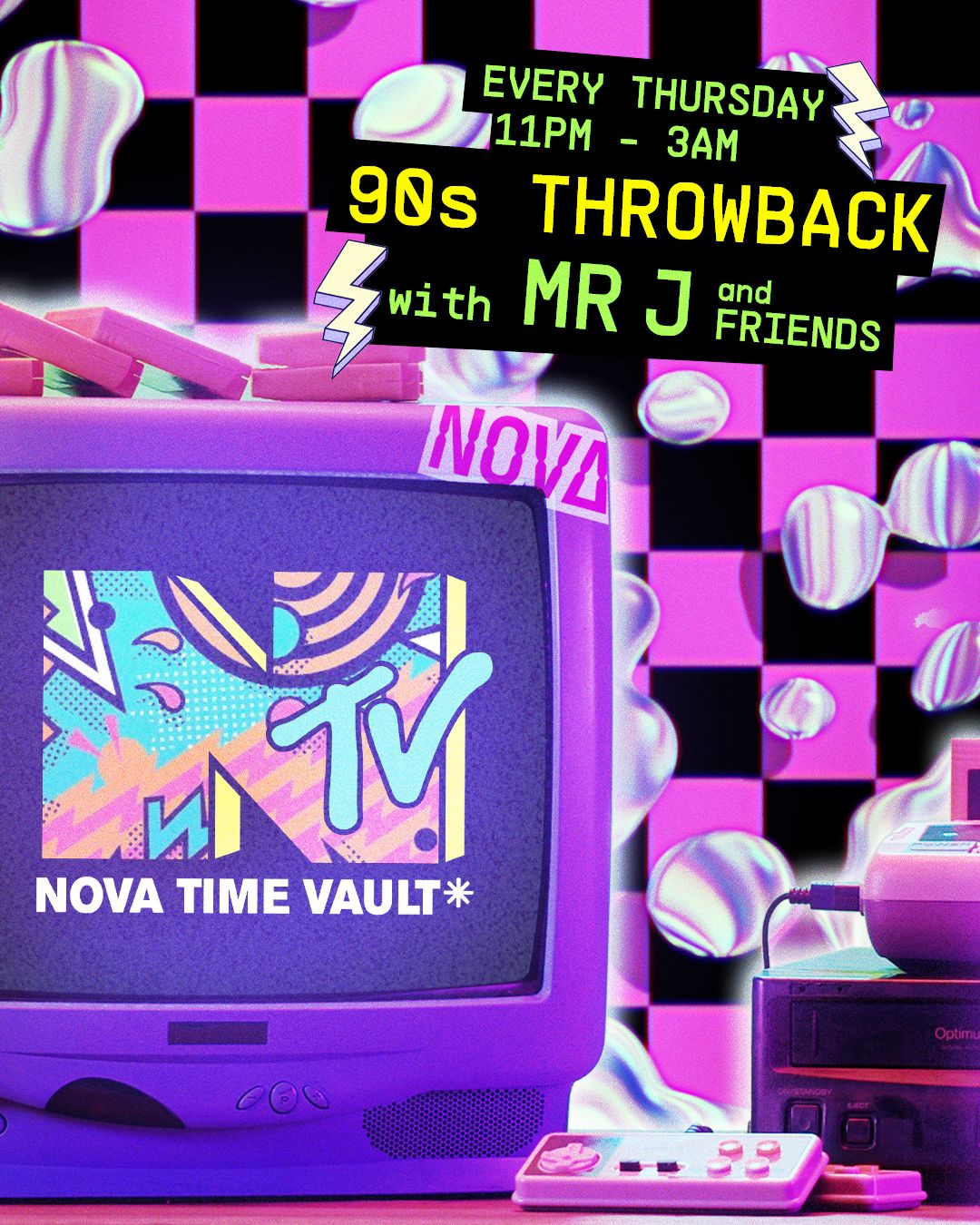 Nova Bar Singapore Time Vault 90s Party
